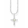 Thomas Sabo KE2296-167-14-L45V Silver Necklace With Cross Pendant Romance Ladies