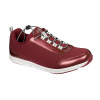 Scholl WIND STEP tmavě červené dámské zdravotní tenisky s Memory Cushion® stélkou, vhodné na každý den