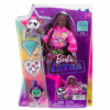 Barbie Extra bábika Kostým pop punk/ružové vlasy HKP93