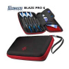 PUZDRO-HARROWS-BLAZE PRO6 XL PEVNÝ OBAL-RED (TVRDÝ OBAL)