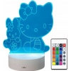 Nočná lampa do detskej izby - 3D USB nočná lampa Hello Kitty Mama a detská mama (3D USB nočná lampa Hello Kitty Mama a detská mama)