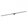 Geberit CleanLine Nerezový sprchový kanálik 80, 30-130 cm, čierny chróm/kefovaný chróm 154.441.QC.1
