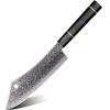 IZMAEL Damaškový kuchynský nôž Tsuriko Cleaver/Čierna 20.5 cm