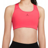 Dámske podprsenky Nike Jordan Jumpman Women's Medium Support Pad Sports Bra - lt fusion red/pomegranate - Červený (XS)