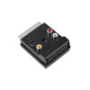 Redukcia SCART-SCART+3xRCA+S-VHS