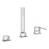 Grohe Plus - Batéria na okraj vane, 3-otvorová inštalácia, chróm 23845003
