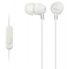 SONY slúchadlá MDR-EX15AP, handsfree, biele MDREX15APW.CE7