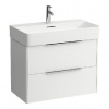 Laufen Base - Umývadlová skrinka, 52x73x39 cm, 2 zásuvky, matná biela H4023521102601