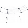 Sušiak na bielizeň Promis rozkladací balkónový 3 ramená 27 m na kolieskach