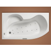 Santech VEGA asymetrická masážna vaňa 160x90 L Relaxa 200 +chromoterapia ZADARMO R200VEG160L
