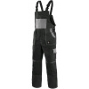 Canis CXS LUXY ROBIN Montérkové nohavice s náprsenkou pánske Čierna-Šedá, 68