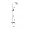 Duravit Wave Sprchový set s batériou, priemer 25 cm, 3 prúdy, chróm WA4280007010