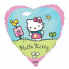 Balónik srdca s mačičkou Hello Kitty