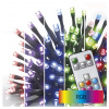 Emos LED vianočná reťaz RGB 12m, vonkajšia aj vnútorná, ovládač, programy, časovač D4AA03 - Vianočné osvetlenie