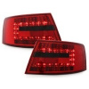LED zadné svetlá Audi A6 4F sedan -- rok výroby 2004-08 červené/dymové