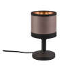 Čierno-hnedá stolová lampa (výška 22 cm) Davos – Trio