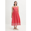 Bavlnené šaty United Colors of Benetton 4KUSDV0B7 ružová S