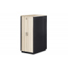 Digitus 42U SOUNDproof rack, 2110x750x1130 mm dřevěný dekor javor, černý (RAL 9005)