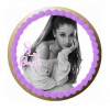 CUKROVÁ TLAČ jedlý obrázok na tortu Cukrová hmota ARIANA GRANDE SPEVÁČKA #10