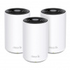 WiFi router TP-Link Deco XE75 Pro(3-pack) AXE5400, WiFi 6E, 1x 2.5GLAN, 2x GLAN / 574Mbps 2.4GHz/ 2402Mbps 5GHz/ 2402 6G, 52449746