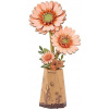 ROBOTIME Rowood 3D drevené puzzle Oranžová gerbera 105 ks