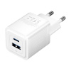 Wall charger, Vention, FEQW0-EU, USB-C + USB- A, 30W/30W , GaN (white) 42427