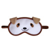 Maska na spanie - Polárne oky Pompon pompón, hnedá, čierna, viacnásobná (Očná kapela psí spiaci maska na spanie psa)