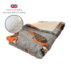 DRYBED Premium Vet Bed Papagáje sivý 150 x 100 cm