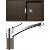 Set Schock S13-3 (dřez Tia D-100 Bronze + baterie SC-90 Bronze)