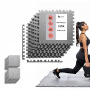 Podložka na cvičenie Fit.Me 60 cm x 60 cm sivá