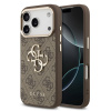 GUESS 123018 GUESS 4G METAL Ochranný obal pre Apple iPhone 17 Pro BROWN
