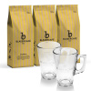 BLASERCAFÉ CLASSICO zrnková káva 3x1kg + 2 poháre na kávu ZADARMO