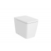 Roca INSPIRA Square WC misa stojatá RimFree 56 x 36 cm, biela matná A347537620