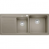 Blanco Naya 8 - Silgranitový drez, 116x50 cm, tartufo 525785