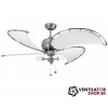 FANTASIA SPINNAKER COMBI 114819 40“ nerezová oceľ/biela Reverzný stropný ventilátor