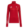 adidas Terrex Multi 1/2-Zip Fleece Sweatshirt Womens Red 12 (M)