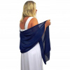 Šatka, sál - Elitee Shawl 200 cm - ženský produkt (Rameno šál, večerné šaty-navaty modrý šifón)