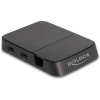 Delock 88018 USB-C®, USB 2.0, HDMI ™ stojan na telefón s nabíjačkou čierna Vhodné pre: Smartphones mit USB-C Anschluss; 88018