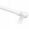 Mini záclonová tyč 40 cm biela kovová