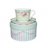 Pl Filiżanka Zielone Paski 450Ml