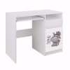 Písací stôl N35 Hrošík - Biela