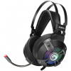 Marvo HG9015G, slúchadlá s mikrofónom, ovládanie hlasitosti, čierna, USB HG9015G