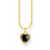 Thomas Sabo KE2297-995-11-L45V Gold-plated Necklace With Heart Romance Pendant Ladies