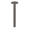Hansgrohe 27389340 Sprchové rameno S, prívod od stropu 300 mm, kefovaný čierny chróm HG 27389340