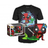 Funko Set Mermaid Deadpool Figurka a tričko vel. L