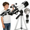 Astronomický teleskop pre deti s apertúrou 70 mm a ohniskovou vzdialenosťou 400 mm