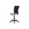 Autronic KA-2325 GREY - Kancelárska stolička, sivá mesh, plastový kríž, sieťovina čierna