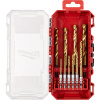Milwaukee súprava vrtákov do kovu Shockwave HSS-G TiN Red Hex (10ks) 4932493865