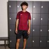 CAMISETA MANGA CORTA WINNER III BURDEOS NEGRO S