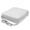 Detský podsedák na stoličku New Baby STANDARD Minky grey sivá
